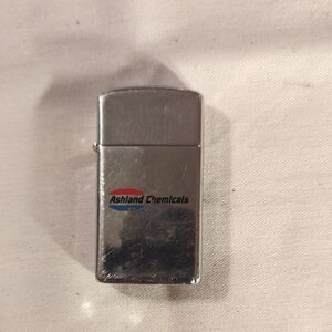 Zippo Ashland Chemicals Branded Silver Flip Lighter